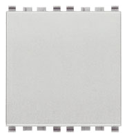 Изображение товара Vimar Фальшблок на 2 модуля, серебро матовое