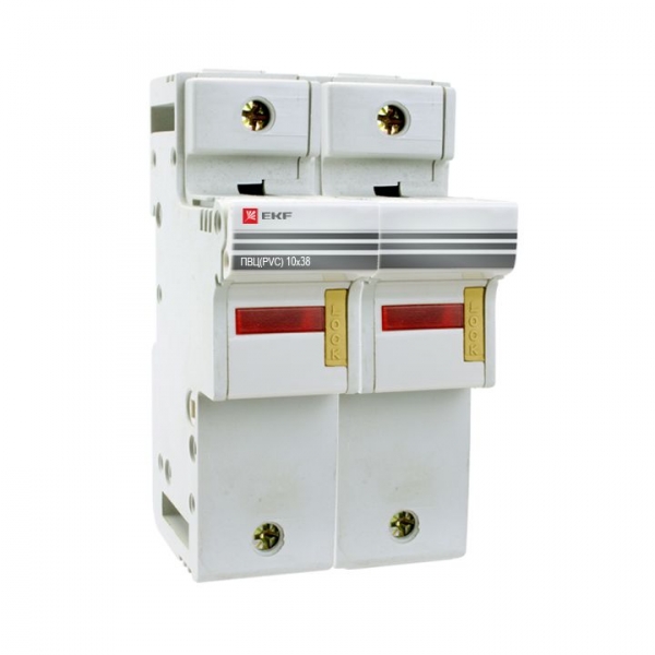 Изображение товара EKF PROxima Предохранитель-разъединитель для ПВЦ 10x38 2P (с индикацией).