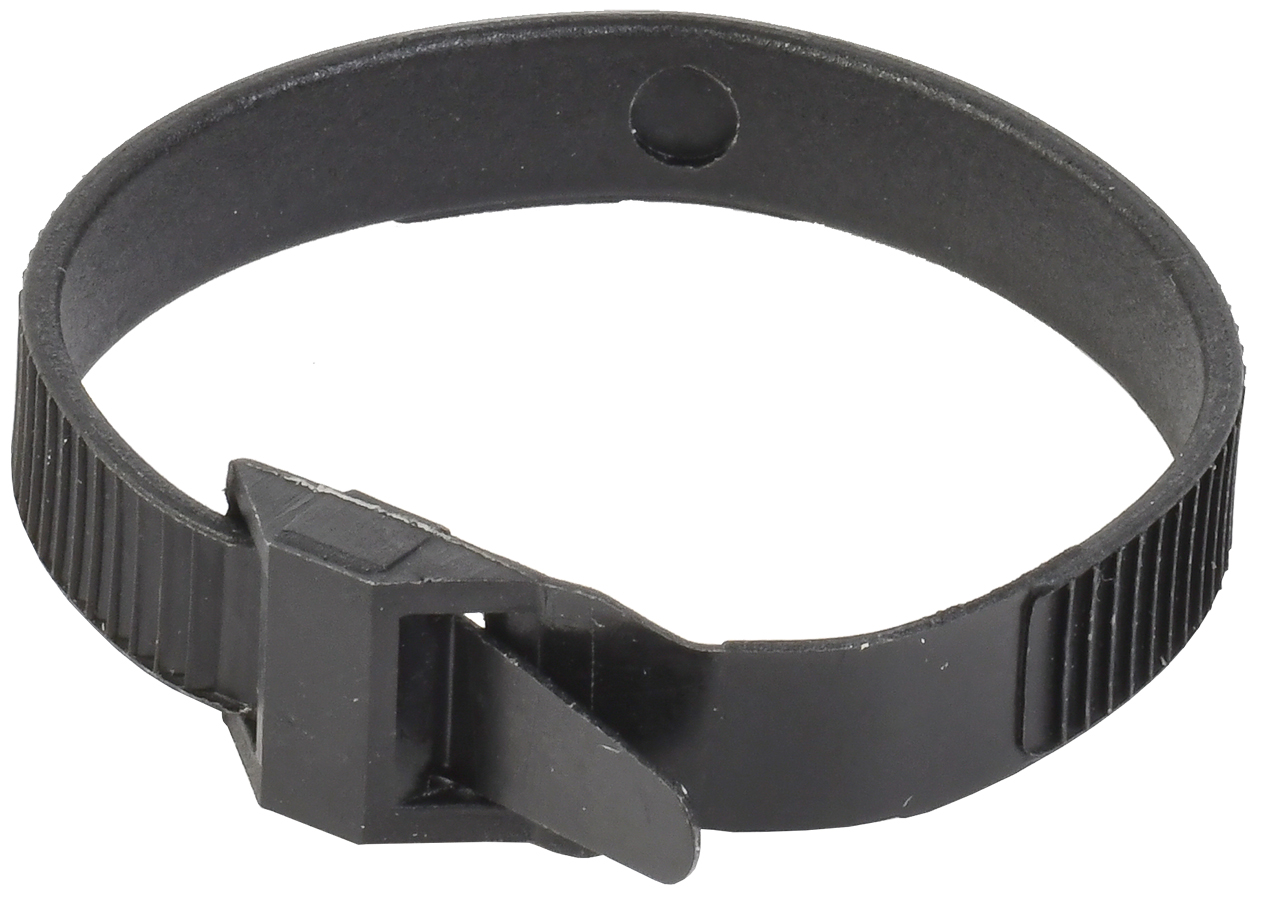 Изображение товара Хомут СИП IEK ХС-180, 100 шт/упак, PA, 9 мм x 180 мм, черный