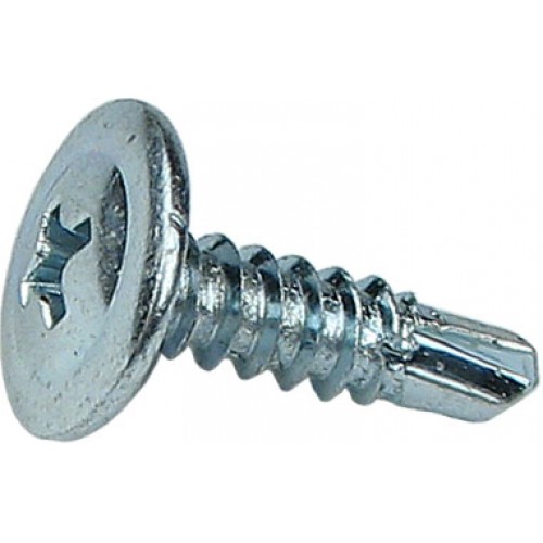 Изображение товара Промрукав  Саморез 4,2х25 с прессшайбой, Сверло, цинк (250 шт/уп)