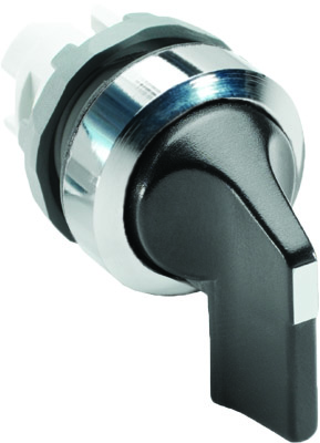 Изображение товара ABB M3SS4-20B Переключатель (длин. ручка) черный без подсветки 3-х позиц. (корпус) с фикс.