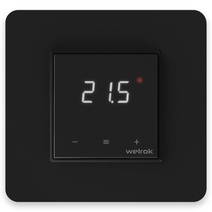 Изображение товара Welrok lis bk Терморегулятор цифровой с сенсорными кнопками 16 А, 3000 ВА, 5…40  °С
