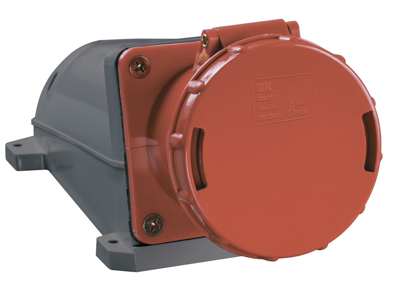 Изображение товара IEK Розетка 135 стационарная 3Р+РЕ+N 63А 380В IP54