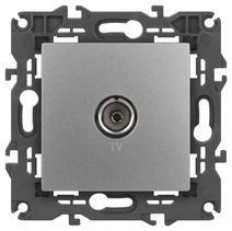 Изображение товара ЭРА Розетка Elegance 14-3101-03 TV одиночная IP20 алюминий