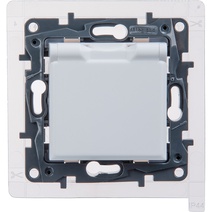 Изображение товара Legrand Etika Белый Розетка 2К+З IP44.