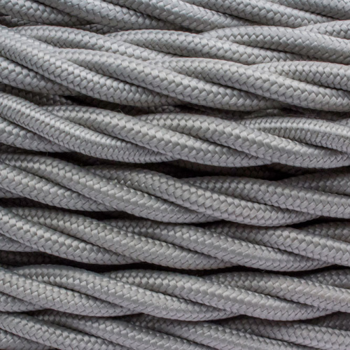 Изображение товара BIRONI Титан матовый Витой провод 2*1,5 50м