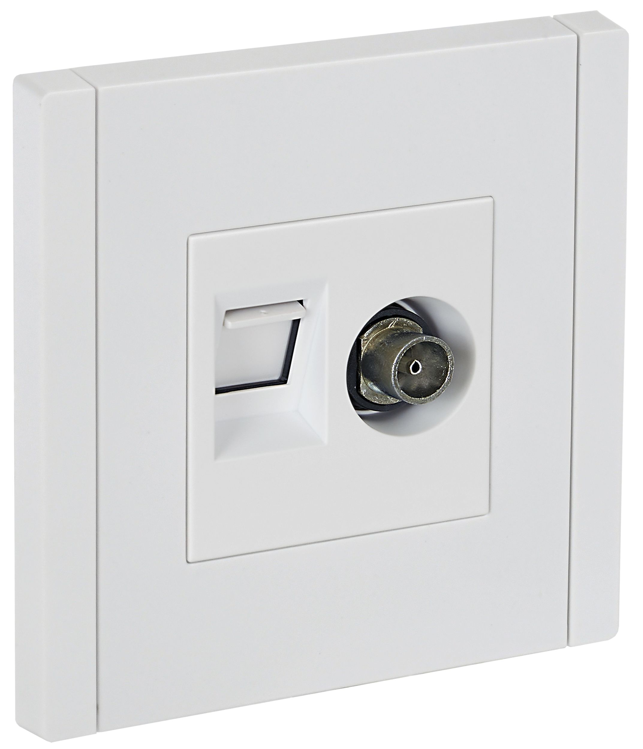 Изображение товара IEK FORTE&PIANO Белый Розетка двойная TV+RJ45 кат.6 FP237