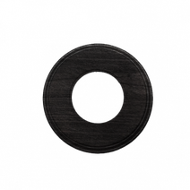 Изображение товара BIRONI Шедель Бук Угольно-черный Рамка 1-ая Форма восьмерки (скрытый монтаж)