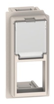 Изображение товара BT Living now Песочный Лицевая панель для адаптеров Keystone RJ45 1 мод.