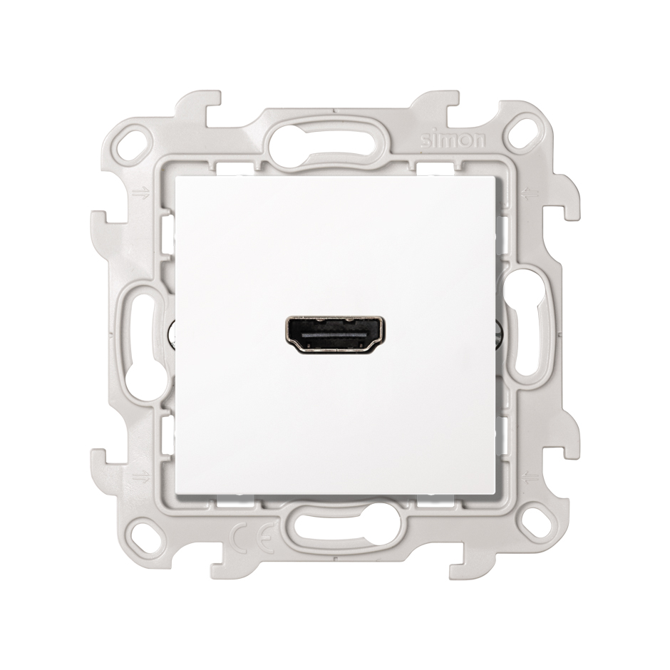 Изображение товара Накладка Simon 24 Белый Коннектор HDMI 1.4