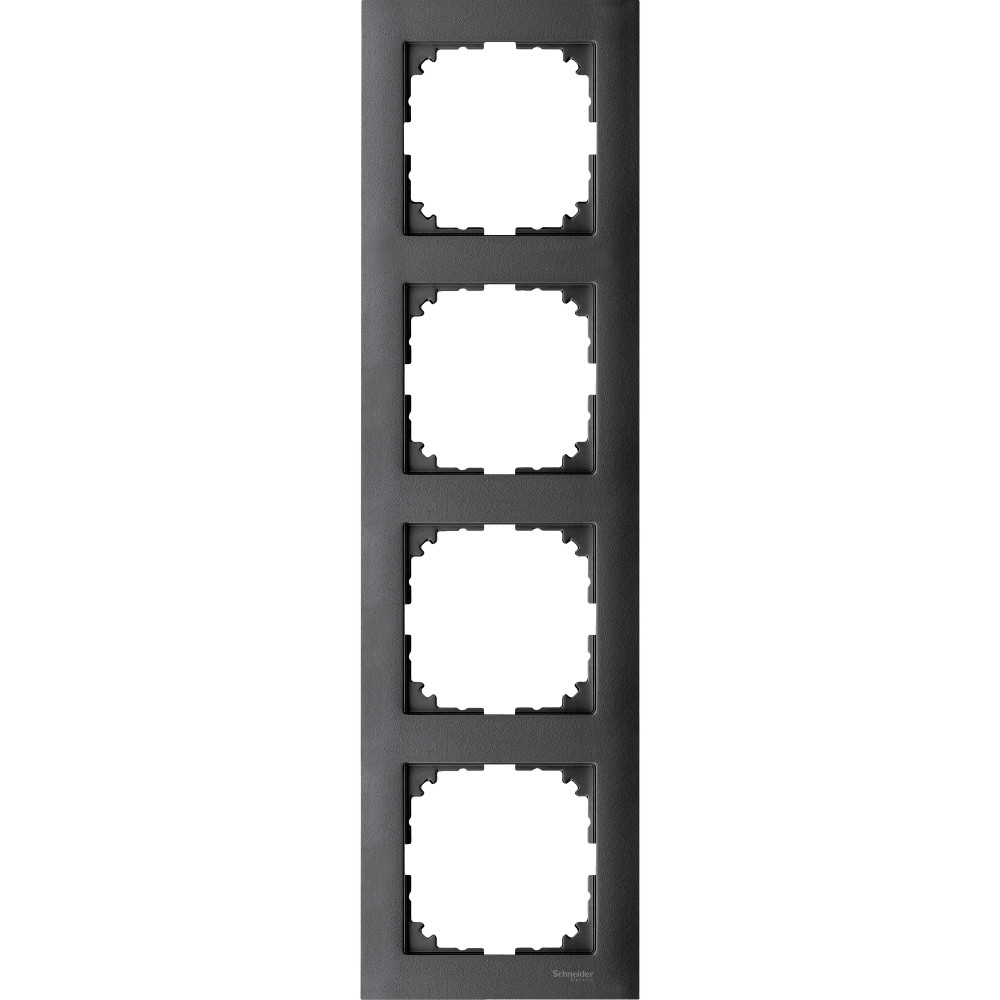 Изображение товара Schneider Electric Merten M-Pure 4 поста рамка антрацит RAL 7024