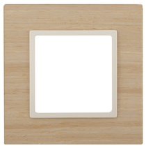 Изображение товара ЭРА 14-5301-11 Рамка на 1 пост, дерево, Elegance, клён+сл.кость (10/50/1800)