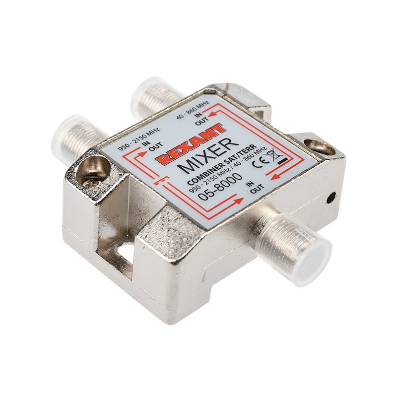 Изображение товара REXANT Диплексор (сумматор-Делитель) SAT+TV в усиленном корпусе,.