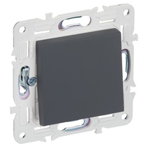 Изображение товара IEK SKANDY графит выключатель 1-клавишный SK-03G Изображение товара IEK SKANDY графит выключатель 1-клавишный SK-03G