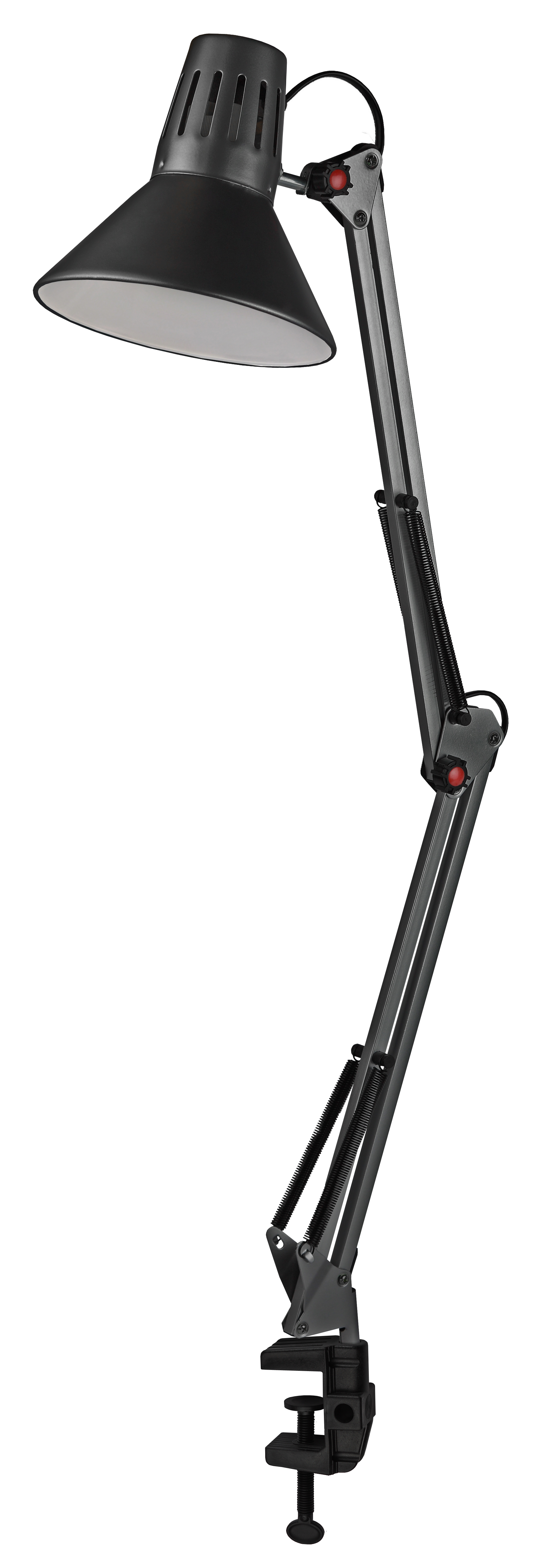 Изображение товара ЭРА Настольный светильник N-121-E27-40W-BK на струбцине черный