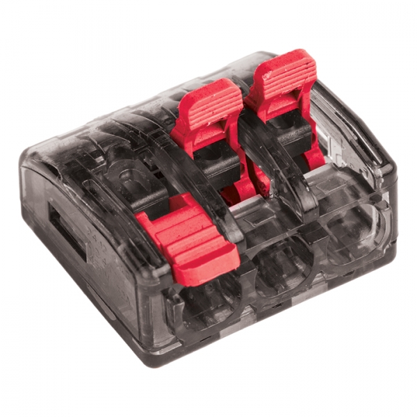 Изображение товара EKF PROxima Клемма СМК 221-413 3 отверстия 0.2-4.0 мм2 (100шт.). Изображение товара EKF PROxima Клемма СМК 221-413 3 отверстия 0.2-4.0 мм2 (100шт.).