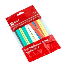 Изображение товара EKF PROxima Термоусаживаемая трубка ТУТ нг 8/4 набор:7 цветов по 3шт. 100мм..