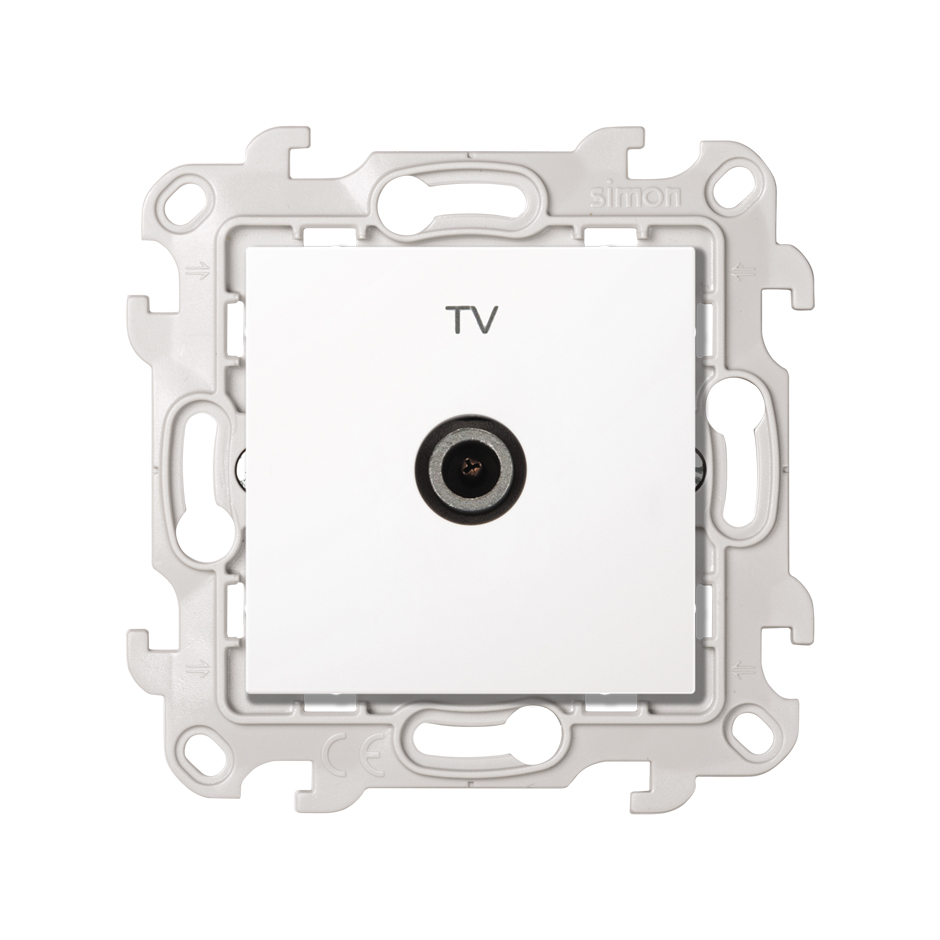 Изображение товара Simon 24 Белая Розетка TV проходная
