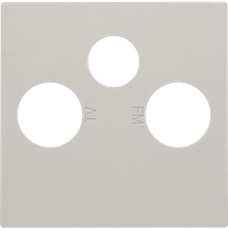 Изображение товара Niko Серый Накладка TV/FM/SAT