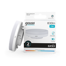 Изображение товара Gauss Лампа Elementary GX53 11W 830lm 4100K LED