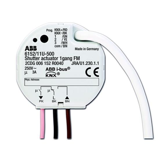 Изображение товара ABB 6152/11 U-500 Жалюзи активатор, 220В, 1-канальный, скрытый монтаж