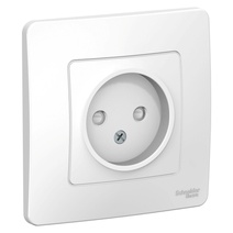 Изображение товара Systeme Electric Blanca внутр Бел Розетка б/з со шторками, 16А, 250В