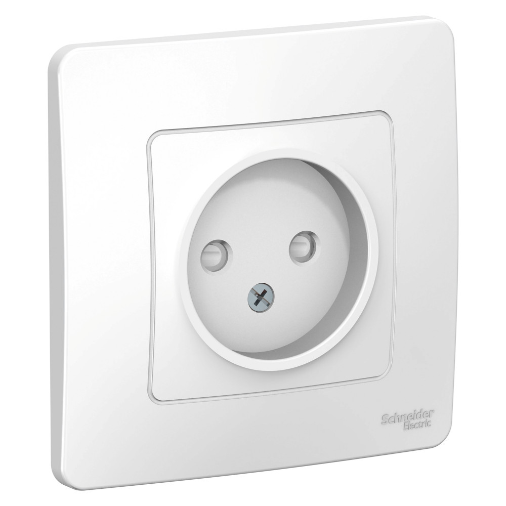 Изображение товара Systeme Electric Blanca внутр Бел Розетка б/з со шторками, 16А, 250В