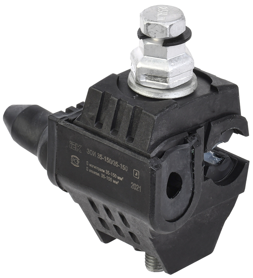 Изображение товара ЗОИ IEK 35-150/35-150 — изолированный зажим для ответвления 35-150 мм²