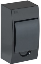 Изображение товара IEK KREPTA 3 Корпус пластиковый ЩРН-П-4 IP41 черный откр.монтаж