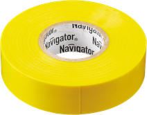 Изображение товара Navigator Изолента 71 105 NIT-B15-20/Y жёлтая — 15 мм × 20 м