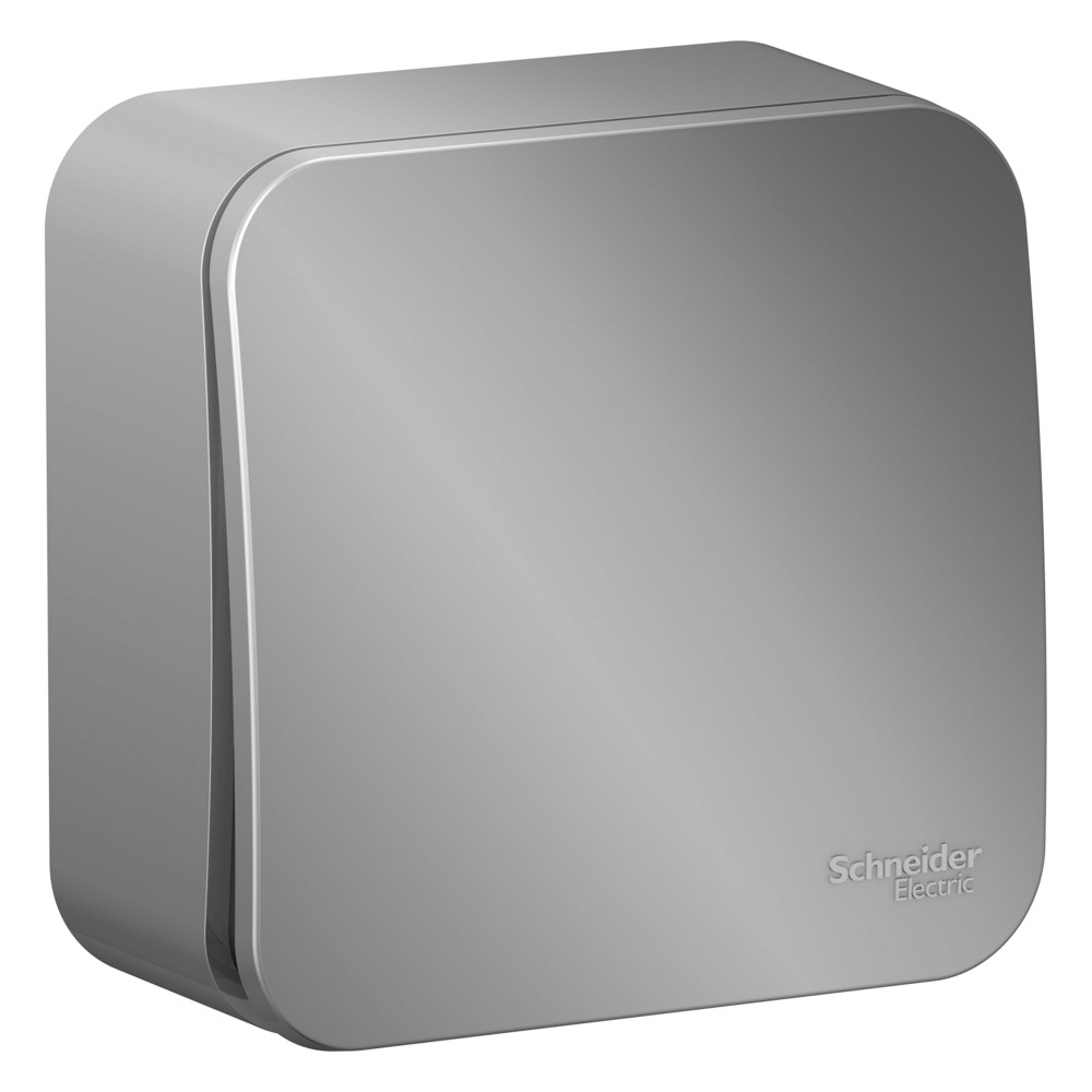 Изображение товара Выключатель 1 клавиша Blanca Systemе Electric алюминий открытая установка 250 В 10 А