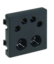 Изображение товара Simon Connect Белая Плата для ввода кабелей (2х13мм и 4х6мм), 45х45мм