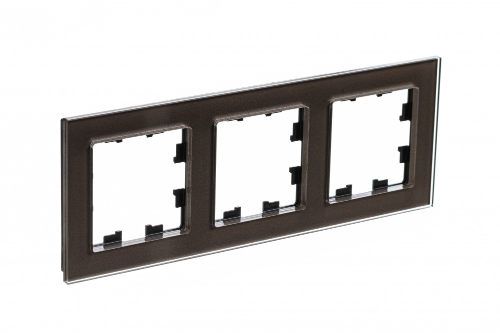 Изображение товара Systeme Electric AtlasDesign Nature Стекло мокко Рамка 3-ая