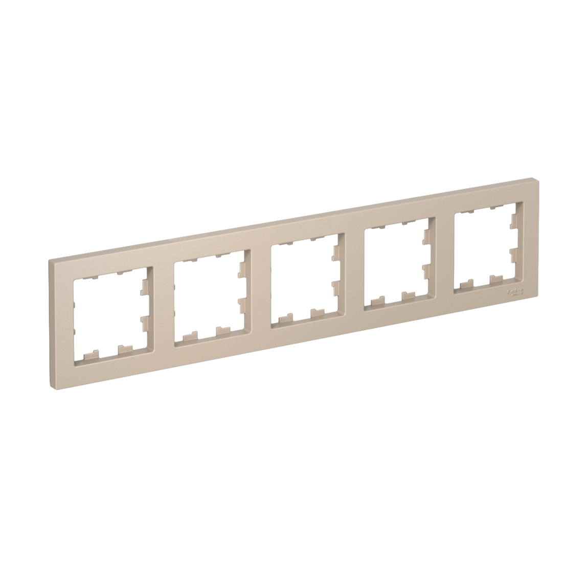 Изображение товара Рамка системы Electric AtlasDesign 5-местная песочного цвета, современное решение Изображение товара Рамка системы Electric AtlasDesign 5-местная песочного цвета, современное решение