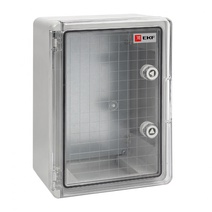 Изображение товара EKF PROxima Щит пластиковый с монтажной платой прозр. дверь 400х300х170 мм IP65.