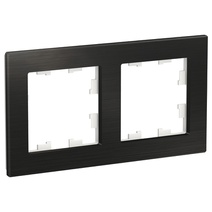 Изображение товара Systeme Electric AtlasDesign Nature Металл оникс Рамка 2-ая