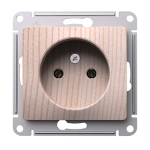Изображение товара Розетка Systeme Electric Glossa сосна без заземления 16 А Изображение товара Розетка Systeme Electric Glossa сосна без заземления 16 А