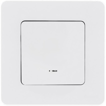 Изображение товара Legrand/Daccord INSPIRIA Белый Переключатель одноклавишный с подсветкой/индикацией 10 AX - 250 В.