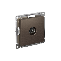 Изображение товара Systeme Electric AtlasDesign Мокко Розетка TV проходная 4DB, механизм