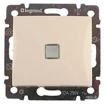 Изображение товара Legrand DIY Valena Крем Выключатель 1-клавишный с подсветкой.