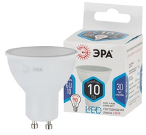 Изображение товара ЭРА Лампа светодиодная STD LED MR16-10W-840-GU10 10Вт софит нейтральный белый свет GU10