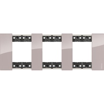 Изображение товара BT Living now Аура Рамка немецкий стандарт 3 поста (2+2+2 мод).