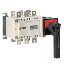 Изображение товара EKF PROxima PowerSwitch Рубильник-переключатель 160A 3P c рукояткой управления для прямой установки.