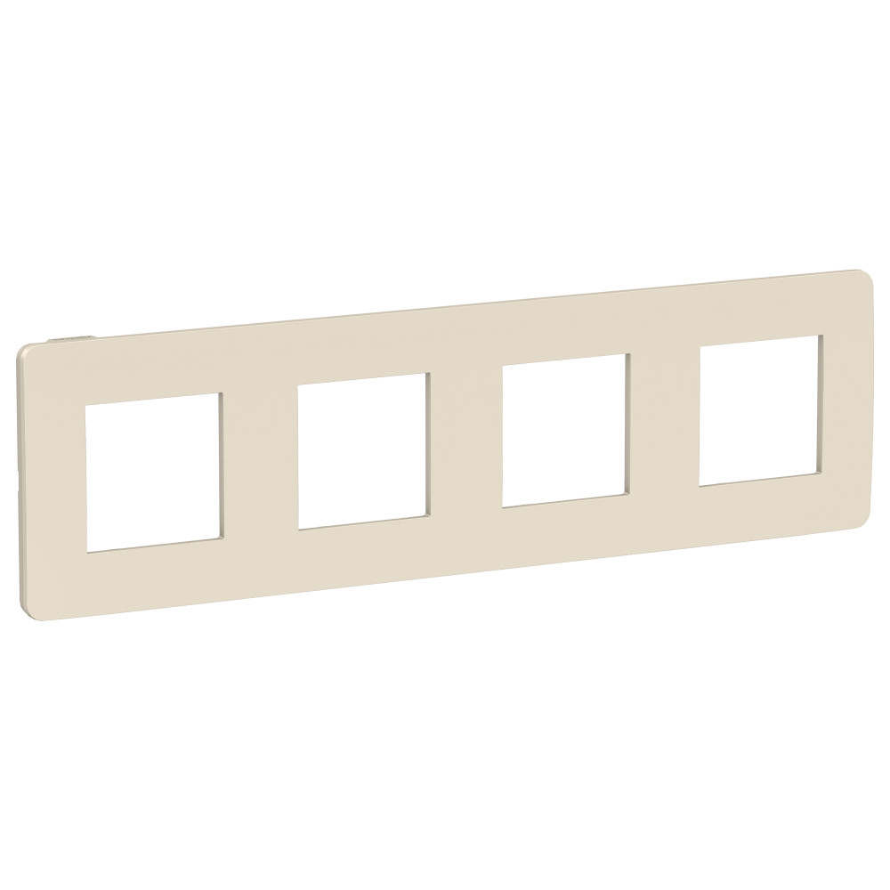 Изображение товара Schneider Electric Unica Studio Бежевая/Бежевая Рамка 4-ная