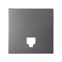 Изображение товара Simon S82 Concept Матовый титан, Накладка для телефонной розетки