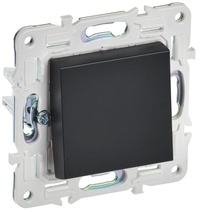 Изображение товара IEK SKANDY Черный Выключатель 1-клавишный 10А SK-V01Bl