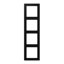 Изображение товара JUNG LS 990 Черный матовый Рамка 4-ая