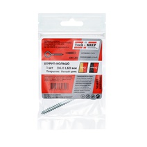 Изображение товара Tech-Krep Шуруп-кольцо 6,0х60 (1 шт) - пакет 103897