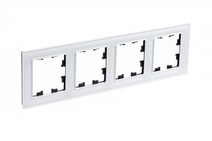 Изображение товара Systeme Electric AtlasDesign Nature Стекло белый Рамка 4-ая