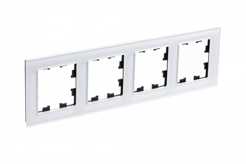 Изображение товара Systeme Electric AtlasDesign Nature Стекло белый Рамка 4-ая